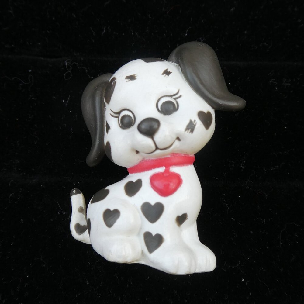 Vintage Heart Dog Pin - Valentines Day